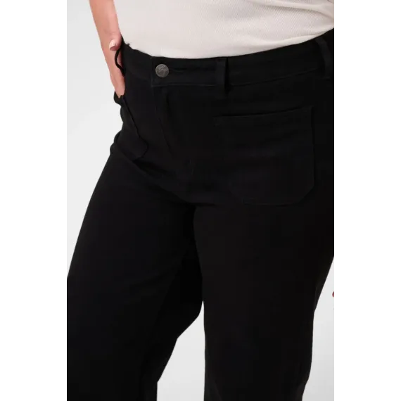 Kaffe Cbrookie Wide Full Lenght Jeans Black