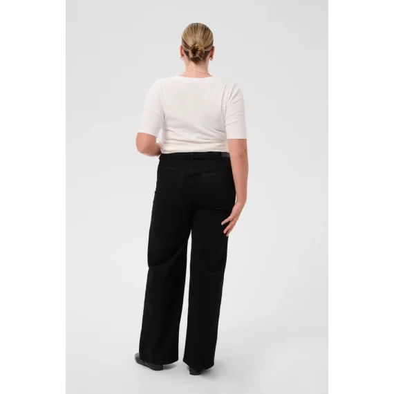 Kaffe Cbrookie Wide Full Lenght Jeans Black