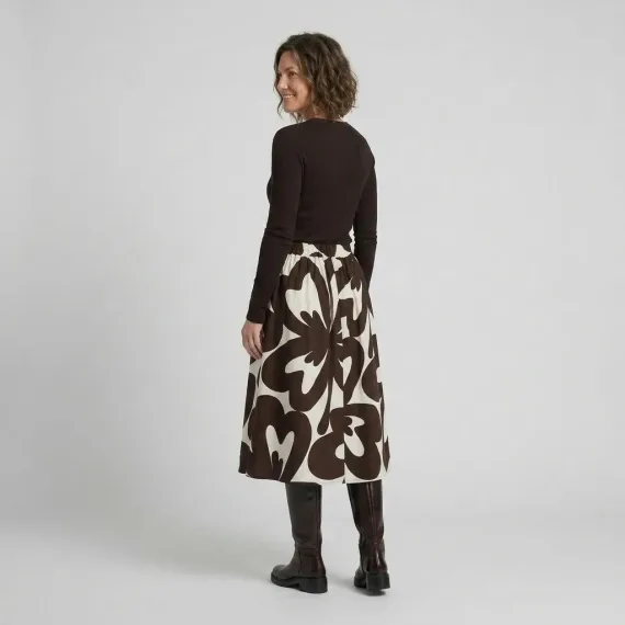 Lind Mona Skirt Brown