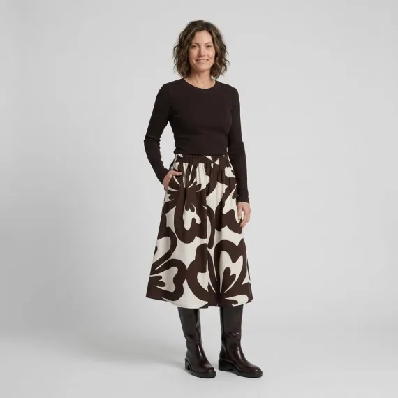 Lind Mona Skirt Brown