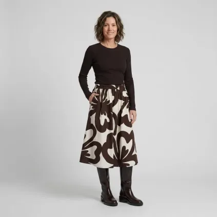 Lind Mona Skirt Brown