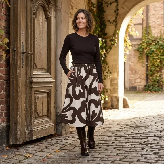 Lind Mona Skirt Brown