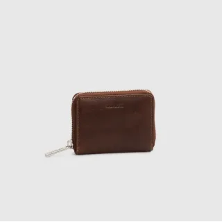 The Monte Card Case Zip Cognac
