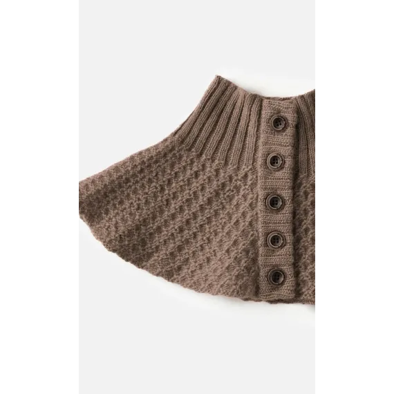 Olars Ulla Collar Knitted Sand