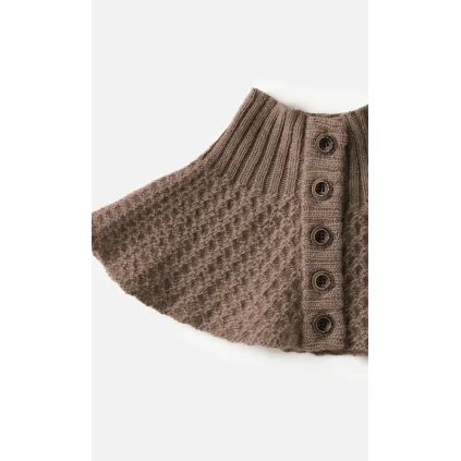 Olars Ulla Collar Knitted Sand