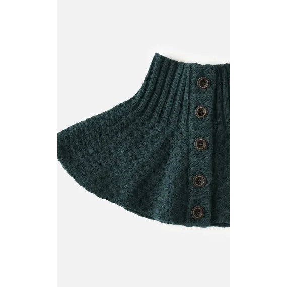 Olars Ulla Collar Knitted Green2