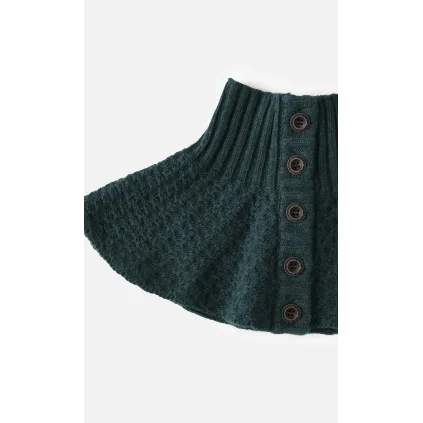 Olars Ulla Collar Knitted Green2