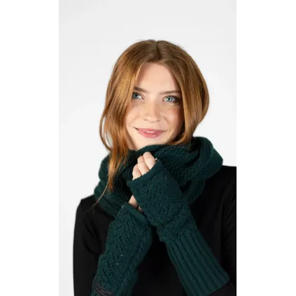 Olars Ulla Sleeves Knitted Green2