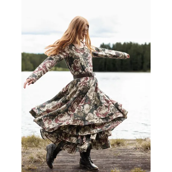 Olars Ulla KRALLE Black Flower