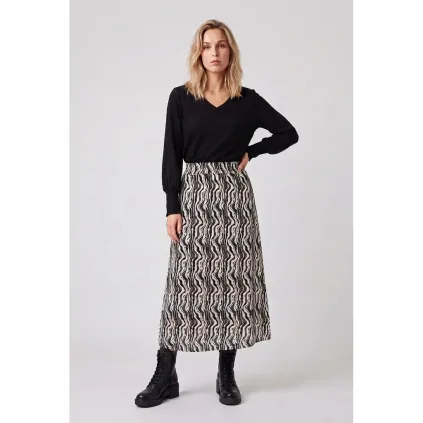 Elton Nif Skirt Khaki