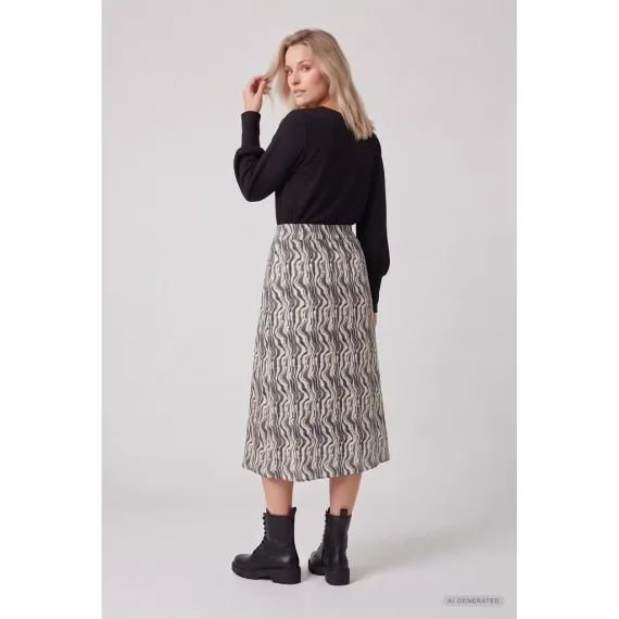 Elton Nif Skirt Khaki