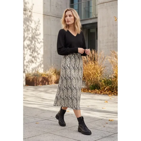 Elton Nif Skirt Khaki