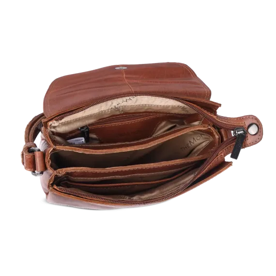The Monte Flapbag -368 Cognac