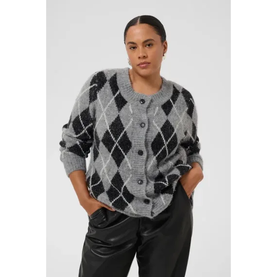 Kaffe Csima Cardigan Grey Mel