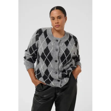 Kaffe Csima Cardigan Grey Mel