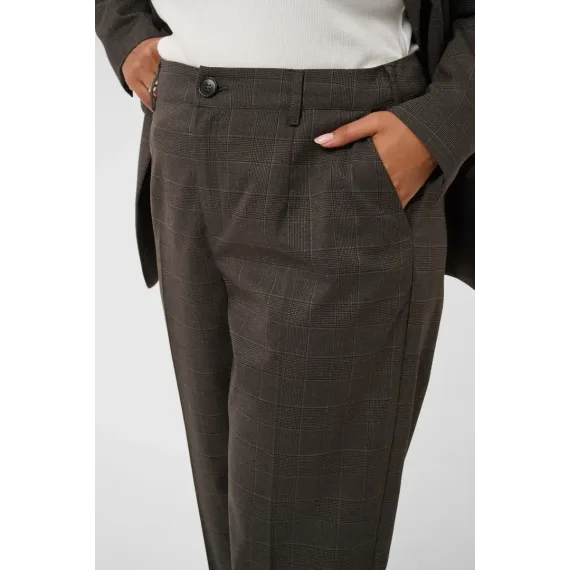 Kaffe Clenoma Pants D.Grey Check