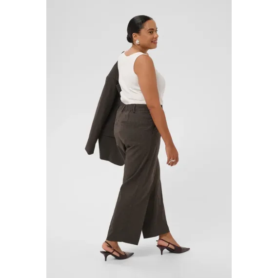 Kaffe Clenoma Pants D.Grey Check