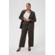 Kaffe Clenoma Pants D.Grey Check