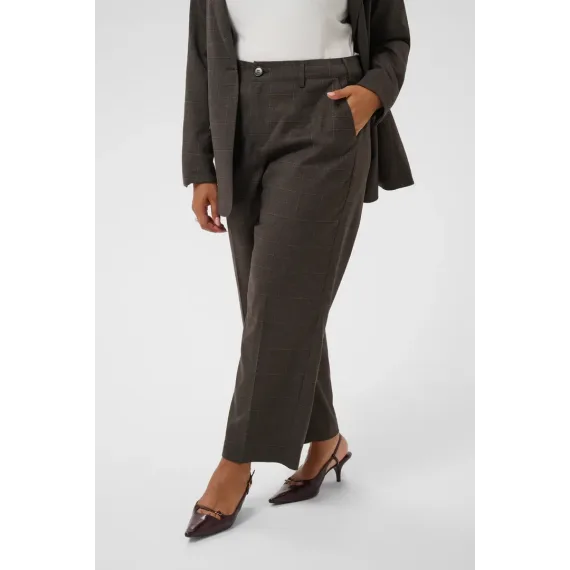 Kaffe Clenoma Pants D.Grey Check