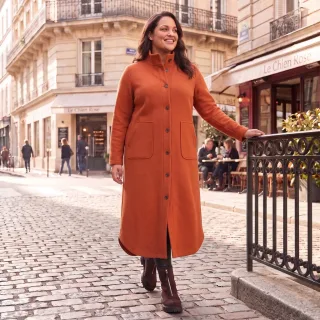 Pont Neuf Sama Coat Burned Orange