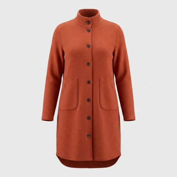 Pont Neuf Sama Coat Burned Orange