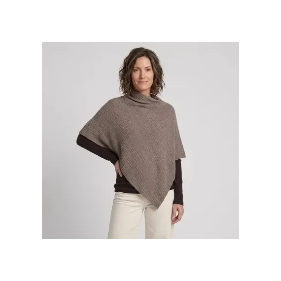 Lind Linn Poncho Taupe
