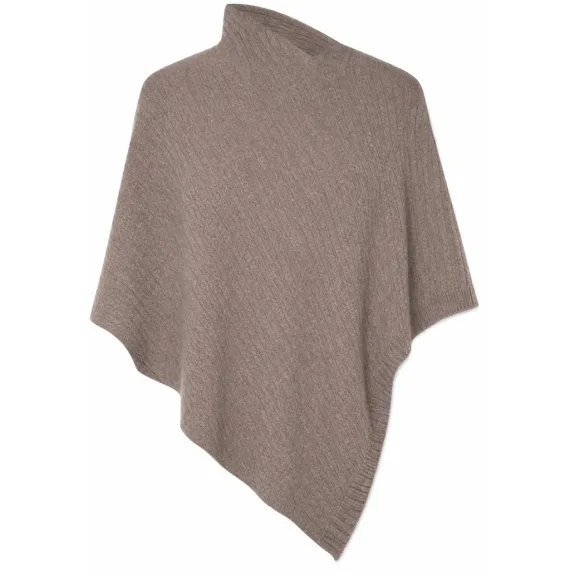 Lind Linn Poncho Taupe