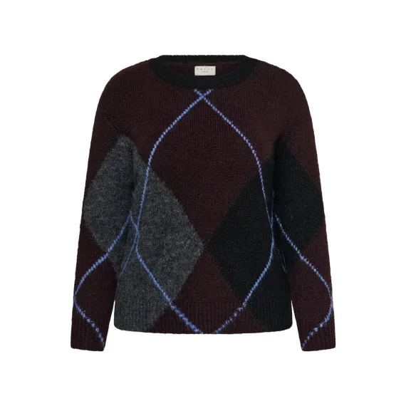 Kaffe Ckit Pullover D.Grey Mel/Fudge