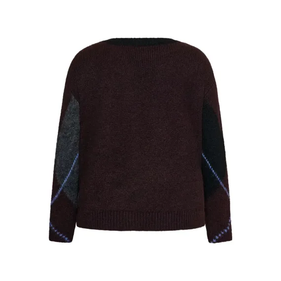 Kaffe Ckit Pullover D.Grey Mel/Fudge