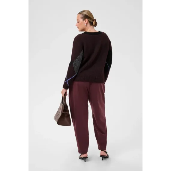 Kaffe Ckit Pullover D.Grey Mel/Fudge