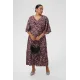Kaffe Cmaggie Dress Fudge Abstr.