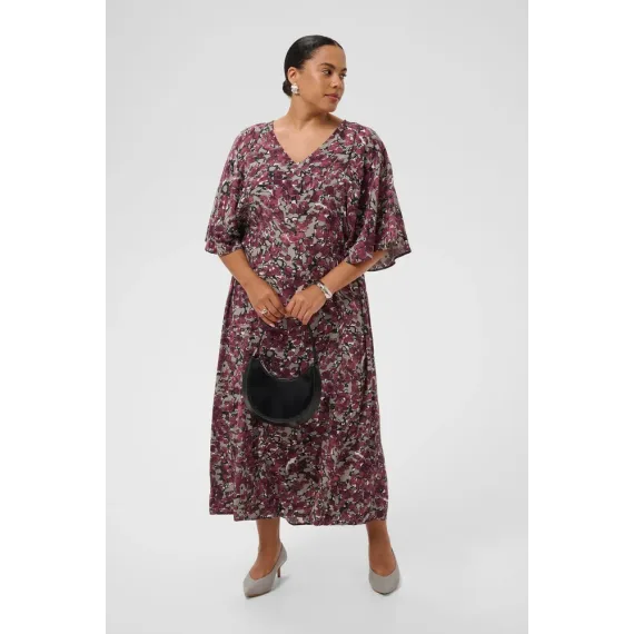 Kaffe Cmaggie Dress Fudge Abstr.