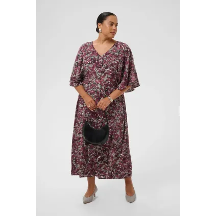 Kaffe Cmaggie Dress Fudge Abstr.