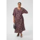 Kaffe Cmaggie Dress Fudge Abstr.