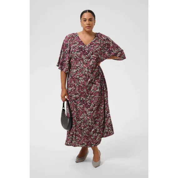 Kaffe Cmaggie Dress Fudge Abstr.