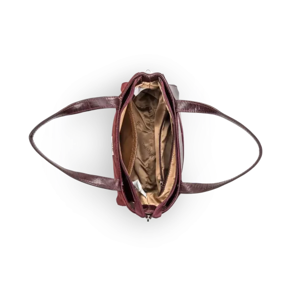 The Monte Handbag M -356 Burgundy