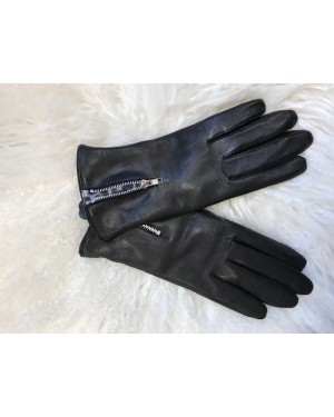Gloves Goatskin - Metal zip