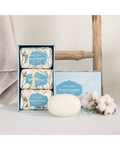 Castelbel Cotton Flower Giftset Soap 150g * 3